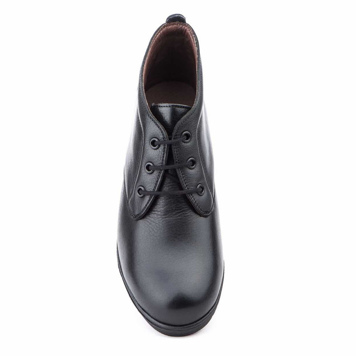 Botines mujer de piel con tacón o plataforma Botín cómodo de invierno y otoño Calzado artesanal de España tipo cuña o camperos en ante y cuero Elegantes e informales