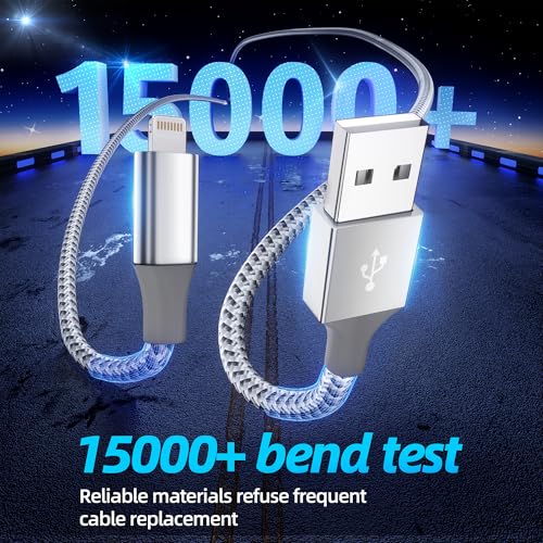 Bkayp BKAYPCABLE -A06 Iphone Charger 3Pack 10Ft Apple Mfi Certified Long Lightning Cable Fast Charging High Speed Data Sync Usb Cable Compatible Iphone 14 13/12/11 Pro Max/Xs Max/Xr/Xs/X/8/7/Plus/6S thumb #6