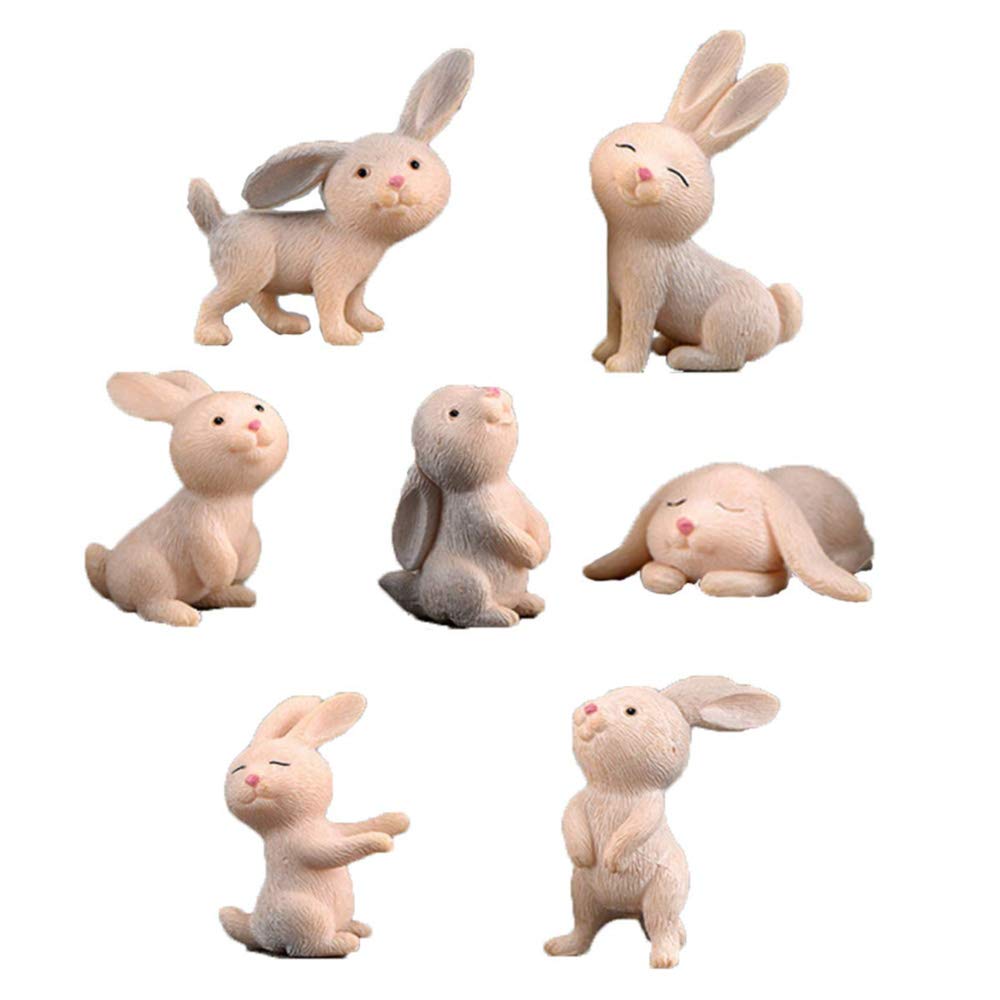 Bom Bom Tree 6 Pcs Cute Miniature Koala Figure Animal Koala Characters Toys Mini Figure Collection Playset, Rabbit Cake Topper, Plant, Automobile Decoration, Landscape Scenes