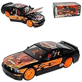 mustang 2005 v6 Aus Metall mit Plastikteilen Ford Mustang GT 2005-2010 Coupe Schwarz HarIey Davdson Edition 1/24 Maisto Modellauto Modell Auto