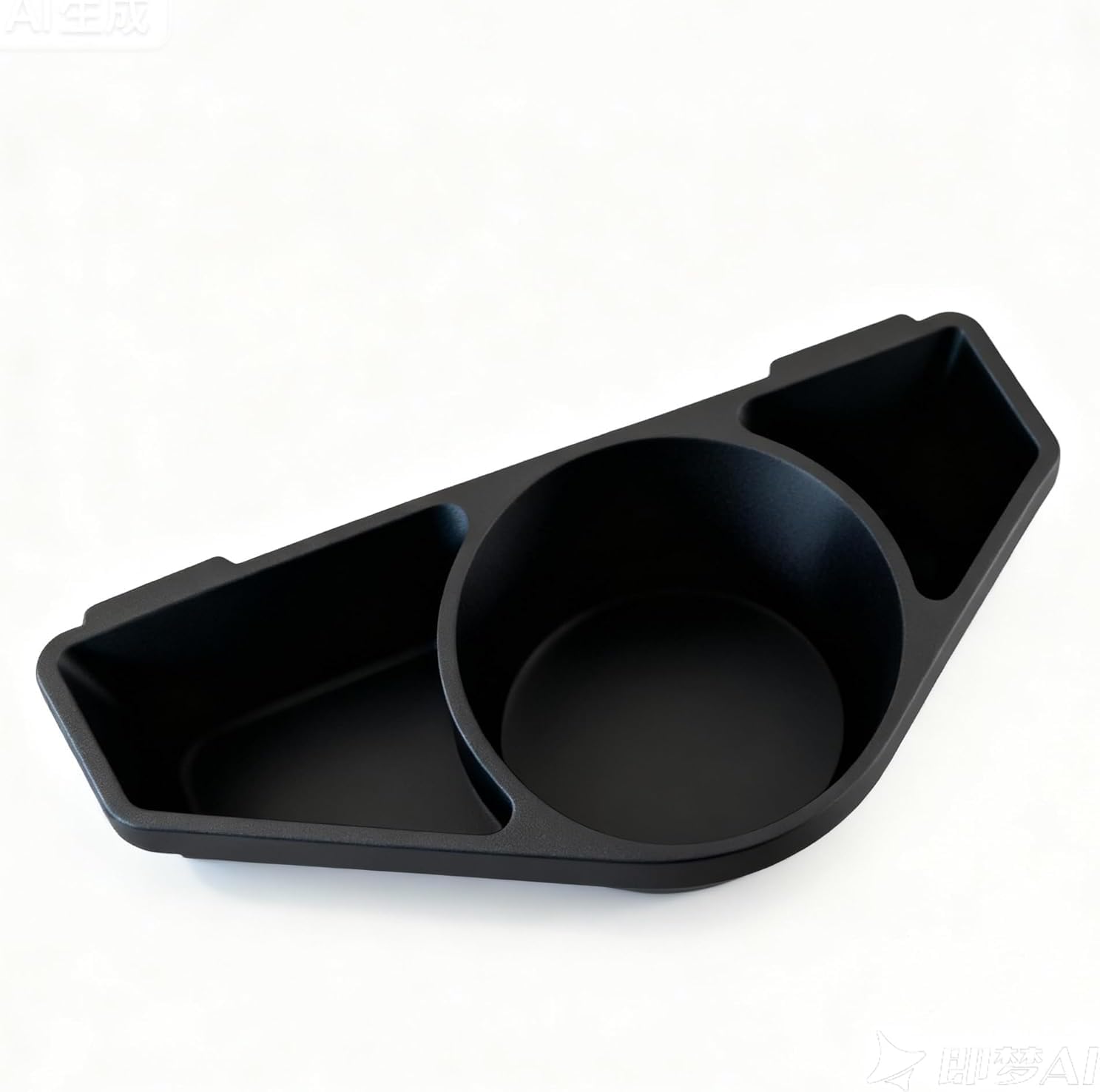 Side Cup Holder Storage Black Compatible with PERMOBIL Wheelchairs – Cup Holder for Wheelchair, Phone & Essentials, Eliminates Bending/Stretching (Rail Mount) (Black)