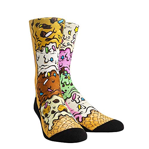 Rock Em Food Buffet Socks (Mens Ice Cream)