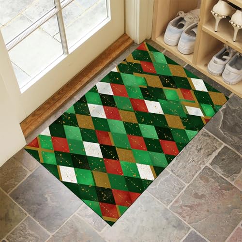 Tapis d'entrée intérieur géométrique pour la cuisine - 5