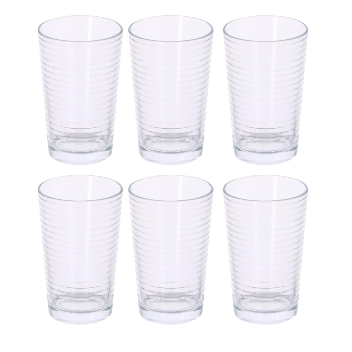alpina Water Glasses - Drinking Glasses Set - Glasses Set of 6 - Dishwasher Safe - 220 ml