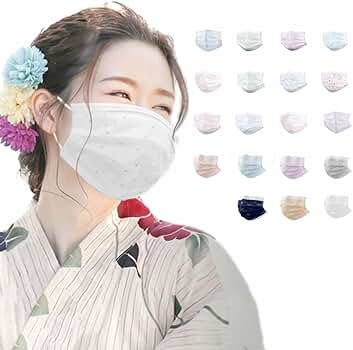 Amazon.co.jp: [IBUBU] 不織布マスク 柄 花柄マスク 不織布 マスク