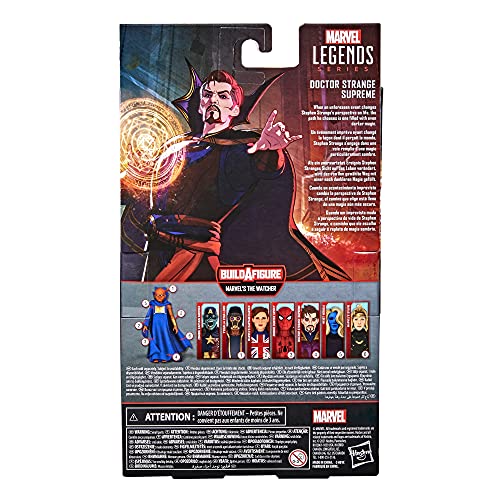 Marvel Legends Series Figura de 15 cm e 1 peça Build-a-Figure - Doctor Strange Supreme - F0333 - Has