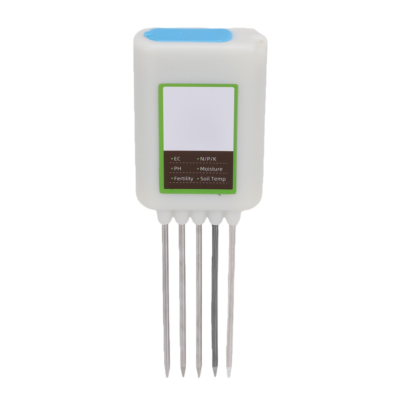 Medidor de Suelo USB, Sensor de Suelo 8 en 1 NPK PH EC ABS | Monitor de temperatura con exportación en app, ideal para invernadero y jardín para Jardín, Huerto, Agricultura