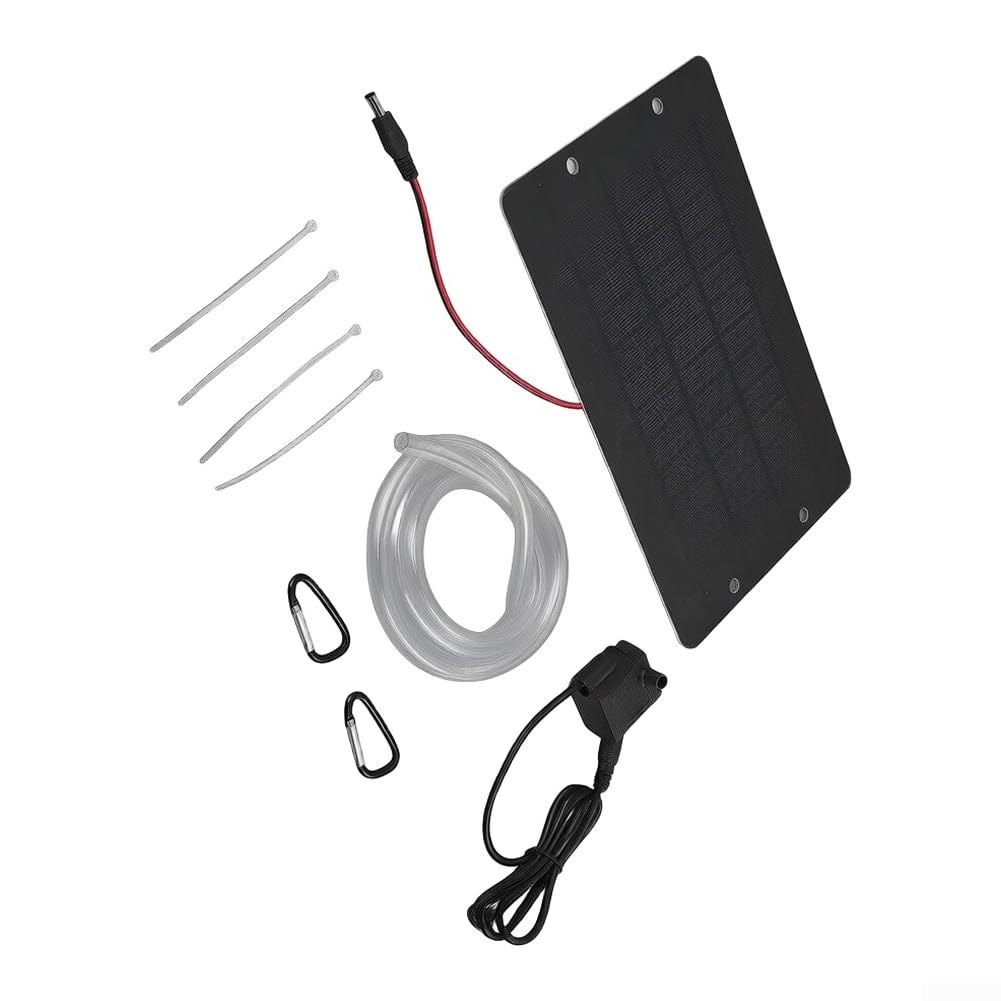 Bomba Solar 10W Jardín Sin para batería Panel Bomba Solar 10W