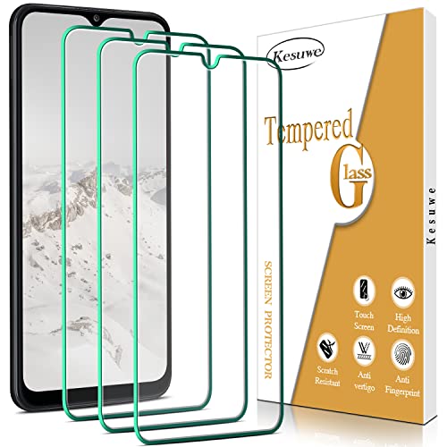 Kesuwe [3 Piezas] Protector de Pantalla para Samsung Galaxy A32 5G, Dureza 9H Cristal Templado, Antiarañazos, Antihuella, Fácil de Instalar, Sin Burbujas