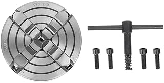 Mandrin de tour indépendant à 4 mâchoires Vikye, mandrin de tour en métal 125mm 3000r/min outil de serrage à Force de serrage forte, montage de tour