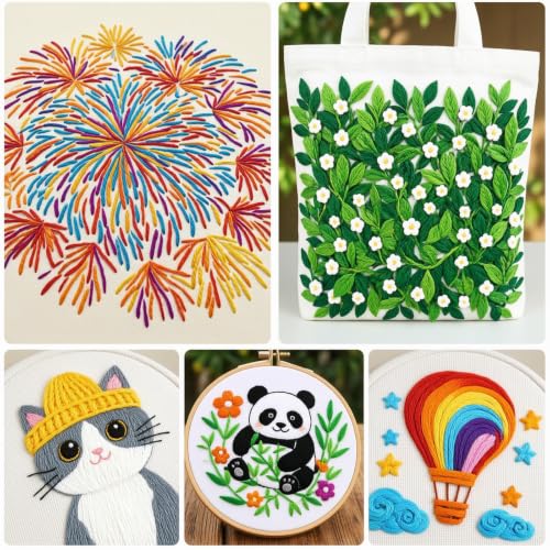 Image of Friendship Bracelet String 50 Color 8.7 Yard Darning Yarn Embroidery Thread | Long Soft Embroidery Floss Kit for Bracelet Making Cross Stitch Crochet DIY Crafts Hair Wrap Thread Repair Socks