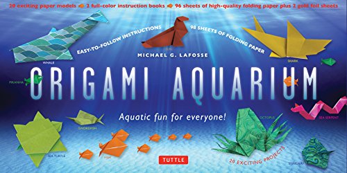 Origami Aquarium Kit: Aquatic fun for everyone!: Kit with Two 32-page Origami Books, 20 Projects & 98 Origami Papers: Great for Kids & Adults! image 2