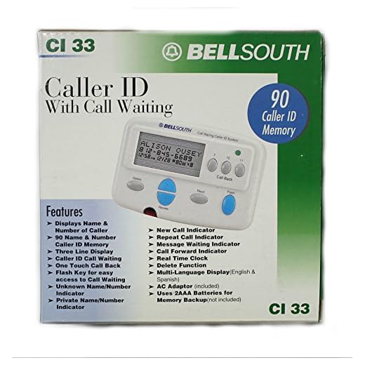 BELL SOUTH CI33 Adjunct Type 2 Caller ID