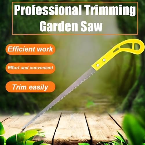Image of Oblivion Garden Pruning Saw - Tree Pruner with Pole Slot, Lightweight Hand Tool for Branch Cutting, Durable Sharp Blades for Gardening, Wood Cutting, and Heavy-Duty Shearing (34 Cm)