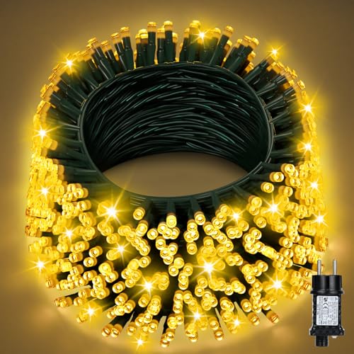 Zexwixs Lichterkette Außen 30M 230LED, Lichterkette Weihnachtsbaum...