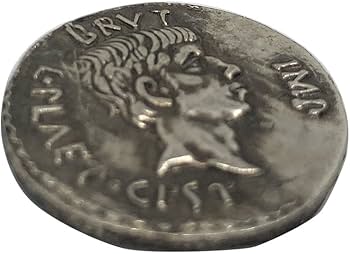 Amazon.co.jp: レプリカコイン ブルータス デナリウス 短剣 古代ローマ