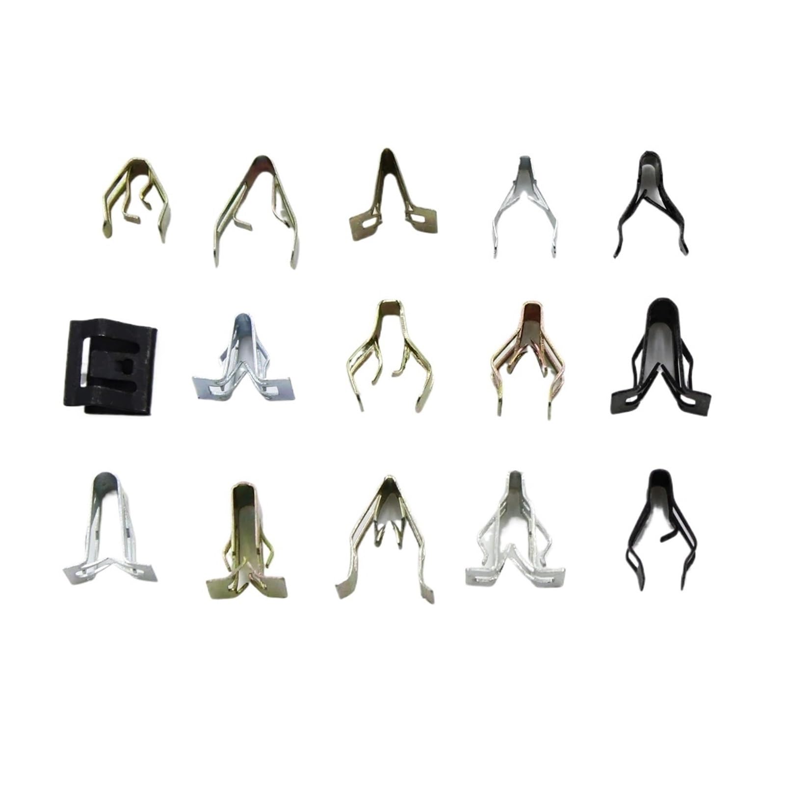 KXFVYNE 10PCS Car Dash Dashboard Moulding Trim Metal Retainer Rivet Fastener Clips(Pink)