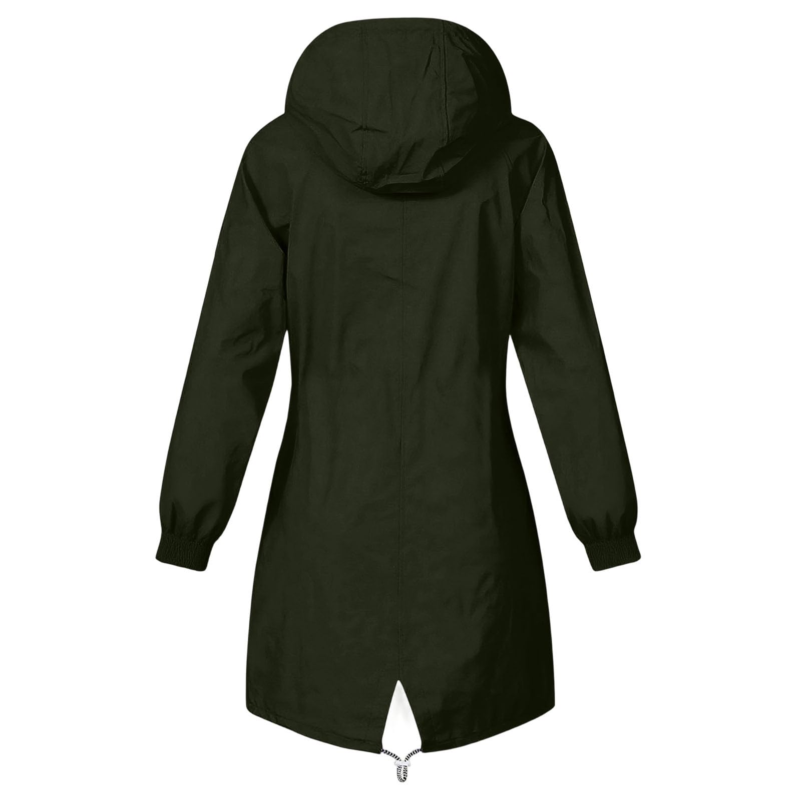 Generisch Damen Softshelljacke Wasserdicht Übergangsjacke Leichte Windbreaker Regenjacke mit Kapuze & Tragetasche Outdoor Jacke Windjacke Einfarbig Sportjacke Outdoorjacke Frauen Wanderjacke