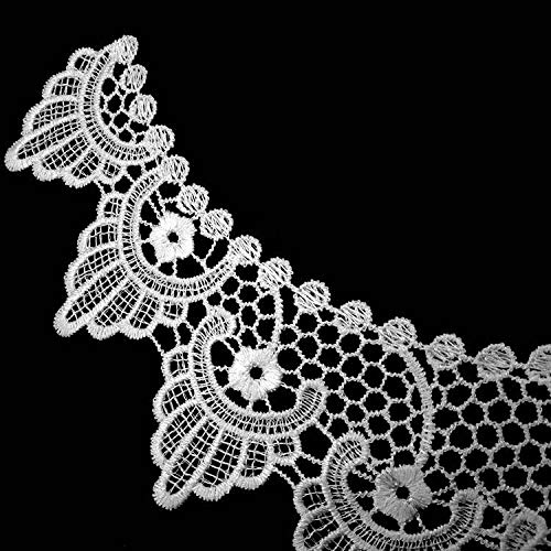 Collare In Pizzo Ricamato - Decorazione Elegante Per Abiti Fai Da Te - Foto 2