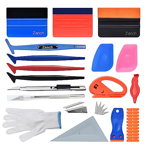 Kit De Film Teinté En Vinyle Pour Voiture, Outils De Teinture, Raclette, Bulldozer, Raclette En Caoutchouc Pour Installation De Film De Voiture, Kit De Teinture Automatique