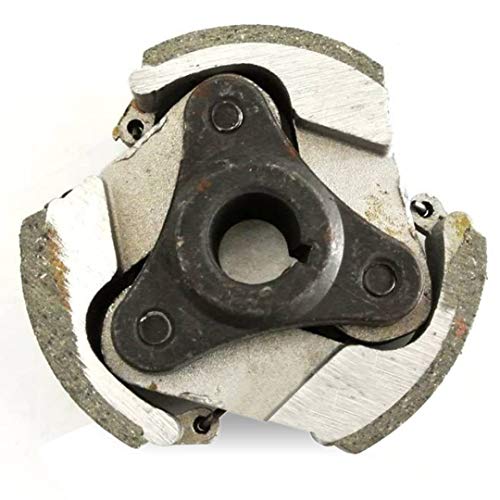 Auped - Zentrifugal-Kupplungsblock für Motorrad mit 3 Federn für 2-Takt 47cc 49cc Mini Quad Pocket Bike Dirt Bike ATV Scooter (Schwarz)