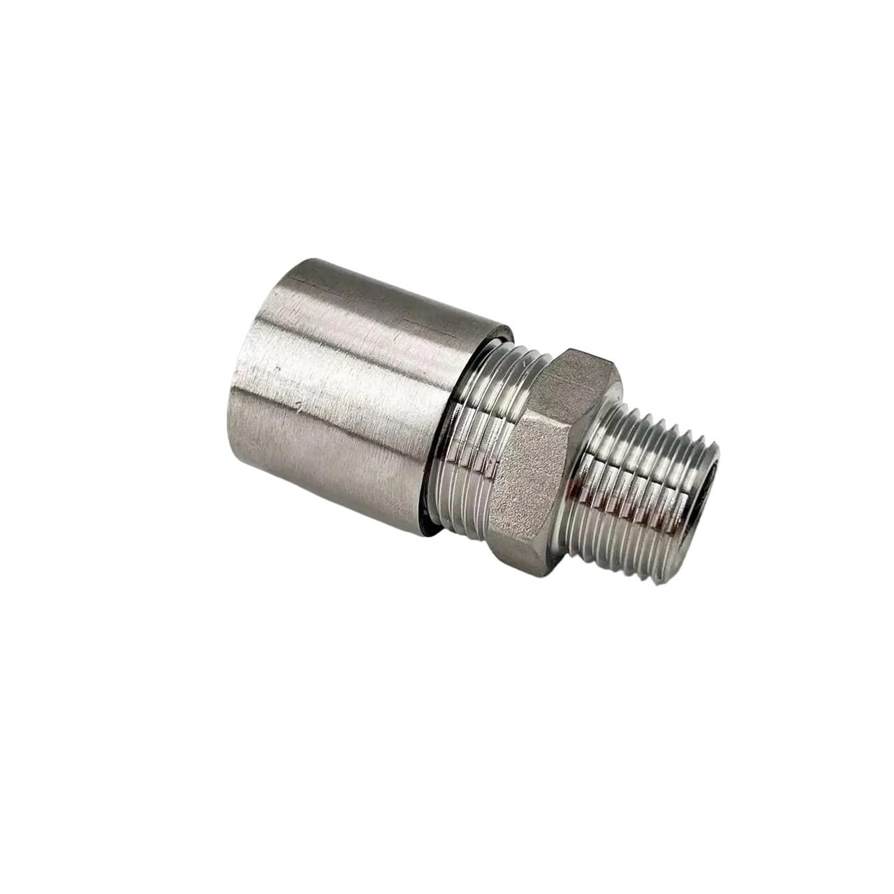 Raccord hexagonal réducteur mâle-mâle en acier inoxydable 304, douille hexagonale, adaptateur 3/8" 1/4", kit de raccord tuyau fileté(4")