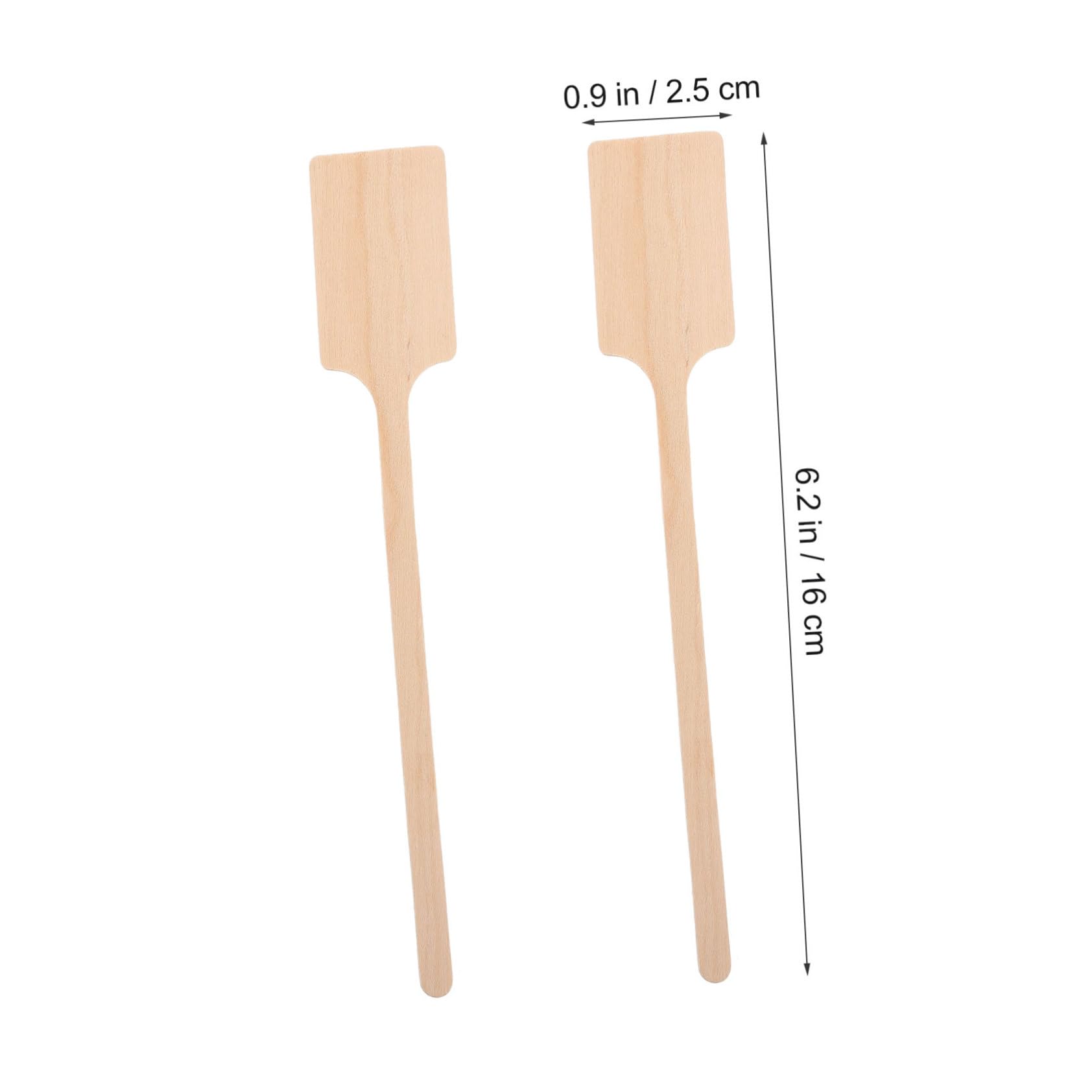 SOLUSTRE Mixing Stick Set 10 Wooden Stirrers for Coffee Tea Cocktails Juice Office Events