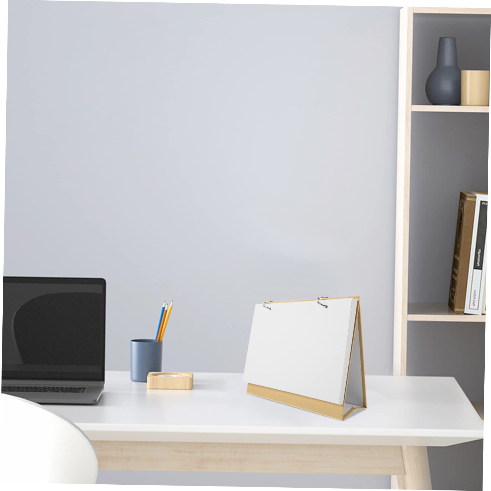 SEWACC 4stücke Diy Handgefertigter Tischkalender Blanko Kalender Selbstgestalten Für Büro Und Schule Mit Stabiler Bindung Für Kreative Freunde
