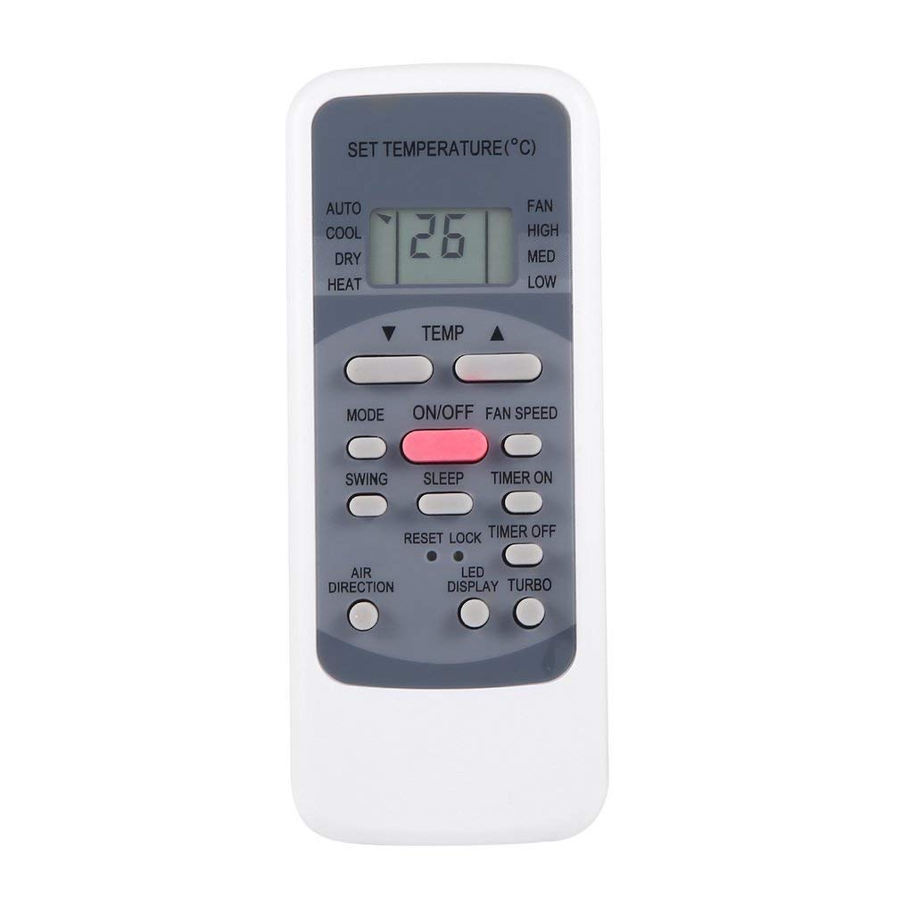 Reemplazo Universal del Controlador de Control Remoto del Aire Acondicionado para Media R51M Gris
