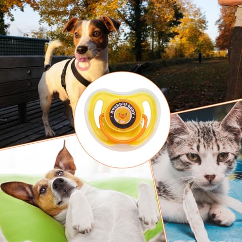 Beißring für Hunde, Spielzeug, Beruhigungssauger für Welpen und Kätzchen, Silikonspielzeug zum Zahnen und für kleine Hunde