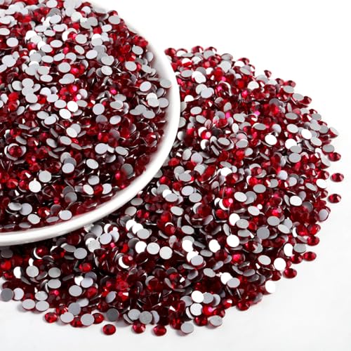 Image of Beadsland Flat Back Crystal Rhinestones Bulk, Siam, SS20, 14400pcs