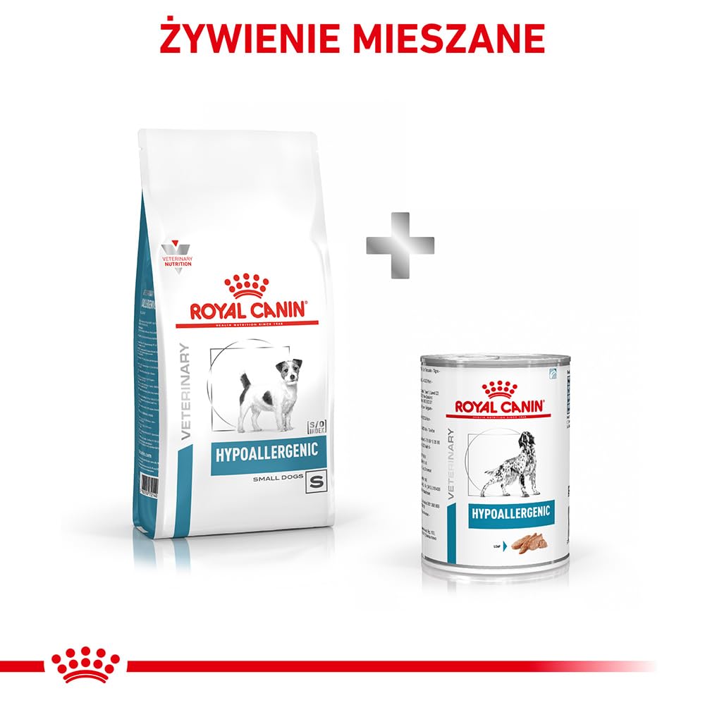 Royal Canin Veterinary Hypoallergenic Small Dogs | 3,5 kg | Alimento dietetico completo per cani di piccola taglia adulti | Per ridurre i segni di intolleranza ai nutrienti