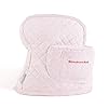 KITCHENAID Fitted Tilt Head Ticking Stripe Stand Mixer Cover with Storage Pocket Quilted 100 Cotton Hibiscus Pink 144x18x10