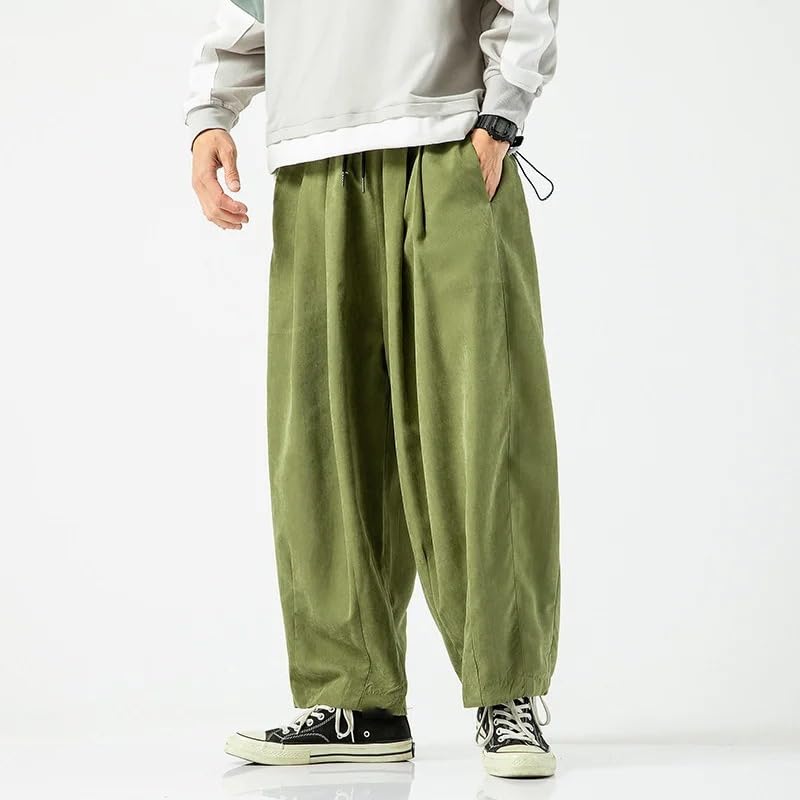 Men Loose Pants Wide Leg Pants Trousers Male Baggy Jogging Sweatpants Casual Streetwear Vintage Cargo Pants4