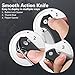 SENCUT Crowley Pocket Knife Button Lock Folding Knife for EDC, Black G10 Handle Satin D2 Blade Foldable Small Knife with Clip, Everyday Carry Knife for Men Women Indoor Outdoor Gift S21012-4