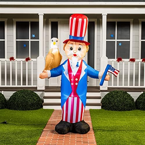 Amazon.com: ZIZWO 10FT Independence Day Inflatable Outdoor Decorations ...