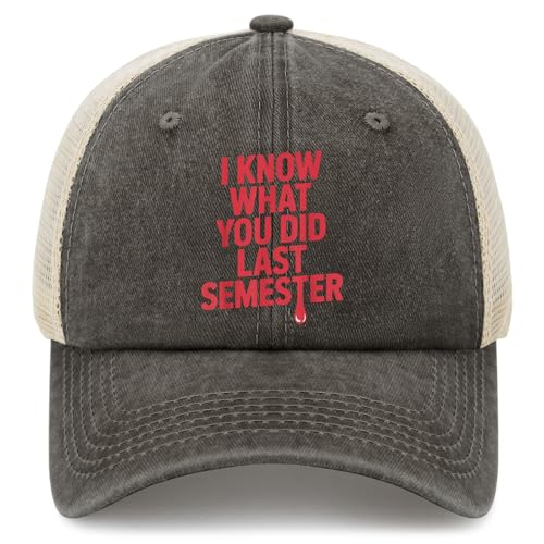 I Know What You Did Last Semester Sun hat Outdoor caps for Women