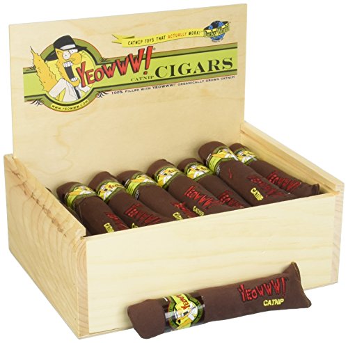 BROWN CIGAR CAT TOY