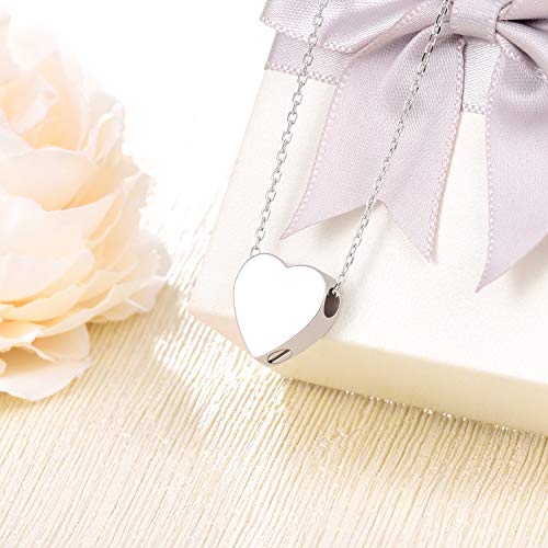 Jinlou 925 Sterling Silver Hold Loved Ones Heart Urn Necklace Pendant for Ashes Memorial Cremation Jewelry2