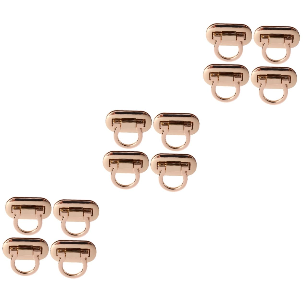 Housoutil 12piezas Cerraduras De Aleación Duraderas Para Equipaje De Candados Ajustables Para Maletas y Accesorios De Seguridad Color Dorado