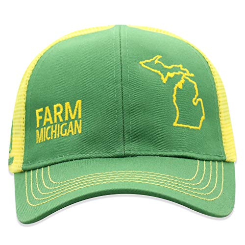 Casquette enfant mesh John Deere Michigan chapeau réglable été respirant