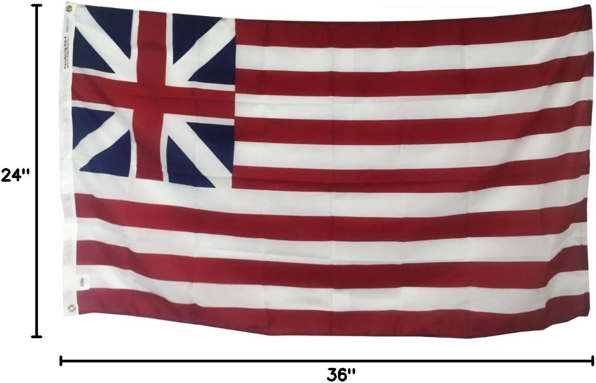 2x3' Continental Colors Flag, All Weather Nylon for Outdoor, Made In USA