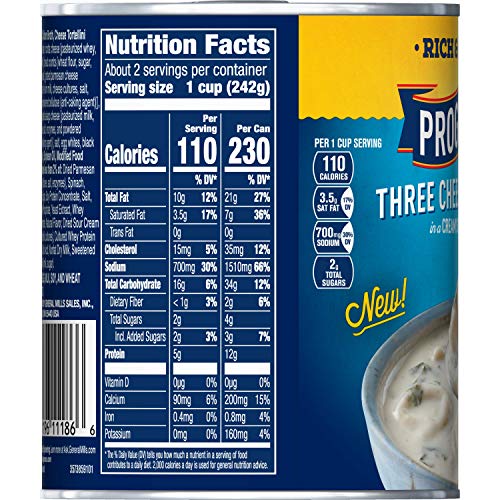 Image of Progresso Rich & Hearty, Three Cheese Tortellini Soup, 18.5 oz (Pack of 2)