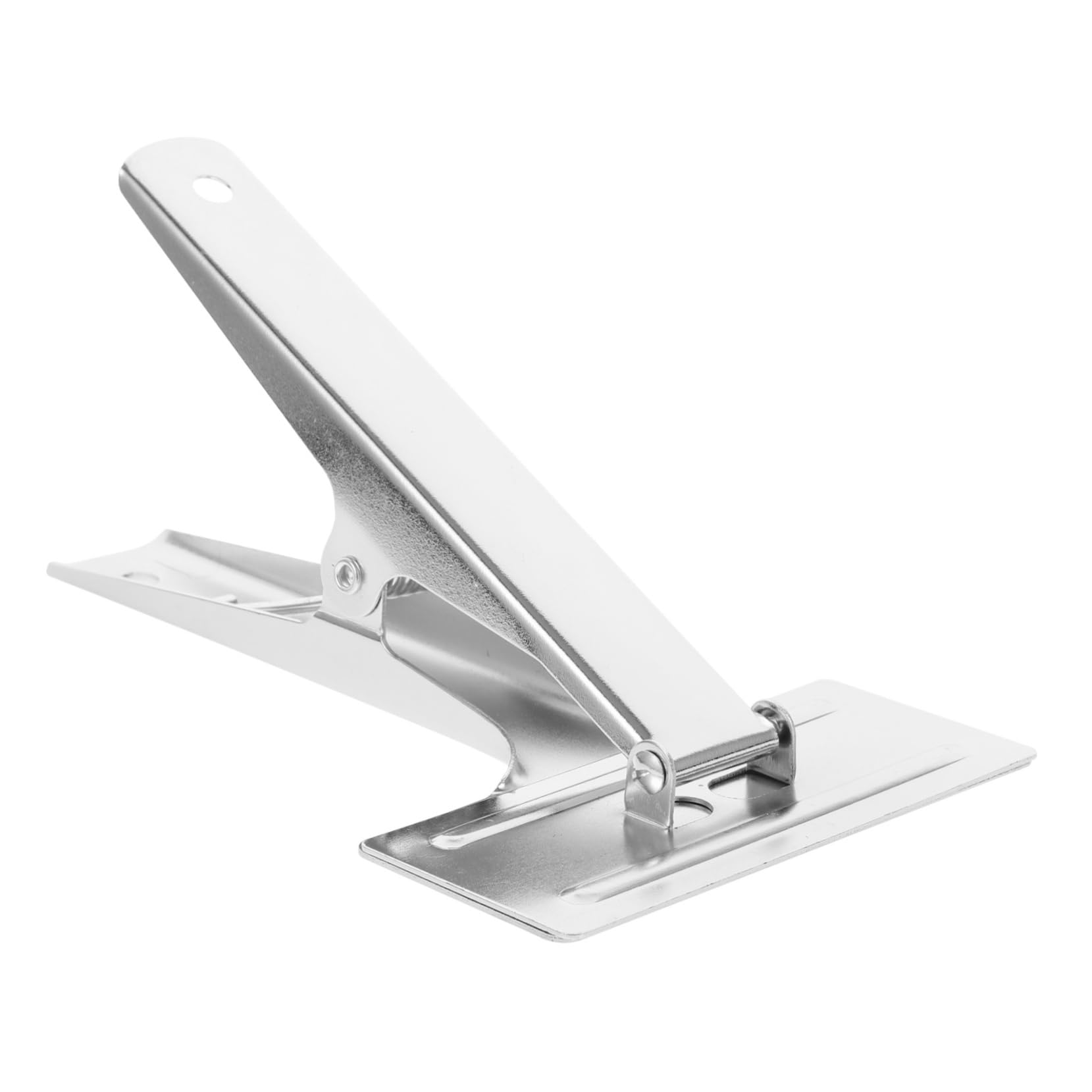 Uonlytech 4 Stück Nähenvorräte Clips Jumbo für Naht Stoff Tuch groß Nähklammer zum Basteln Lineal-Quiltclip Saumklammer zum Selbermachen Mess-Nähclip Mess-Saumklammer Rostfreier Stahl Silber