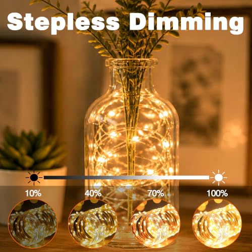 328FT 1000 LED Plug in Fairy Lights with 13 Modes & Timer, Warm White - Image 4