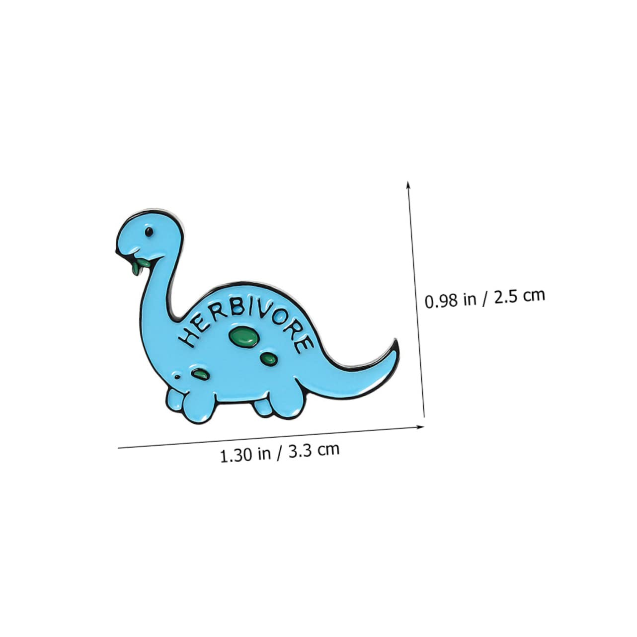 VALICLUD Kleine Dinosaurier-brosche Dinosaurier-anstecknadel Tier Anstecknadeln Für Rucksäcke Hutnadel Cartoon-rucksäcke Kragen Anstecknadel Für Hüte Rucksack-