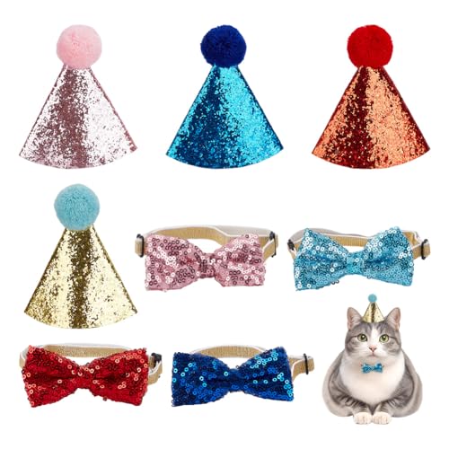 8 estilos sombreros y pajaritas para mascotas