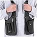 2026Premium Anti-Theft Hidden Underarm Shoulder Bag-Adjustable Strap Unisex Leather Holster Wallet Double Pockets,Travel Accessory for Men Women to Carry Phone Key Cash Anti-Pickpocket (Black)