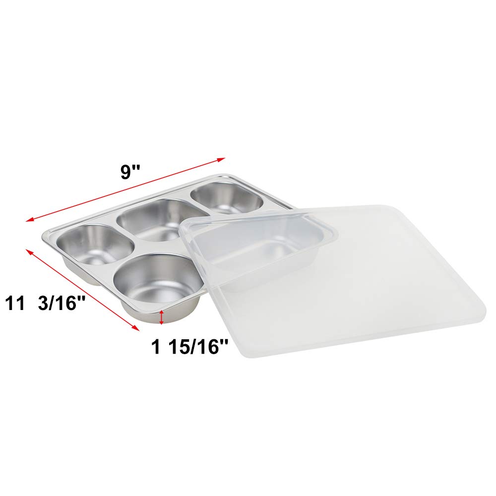 LFS portatile 304 in acciaio inox Bento Box lavastoviglie contenitore per il pra