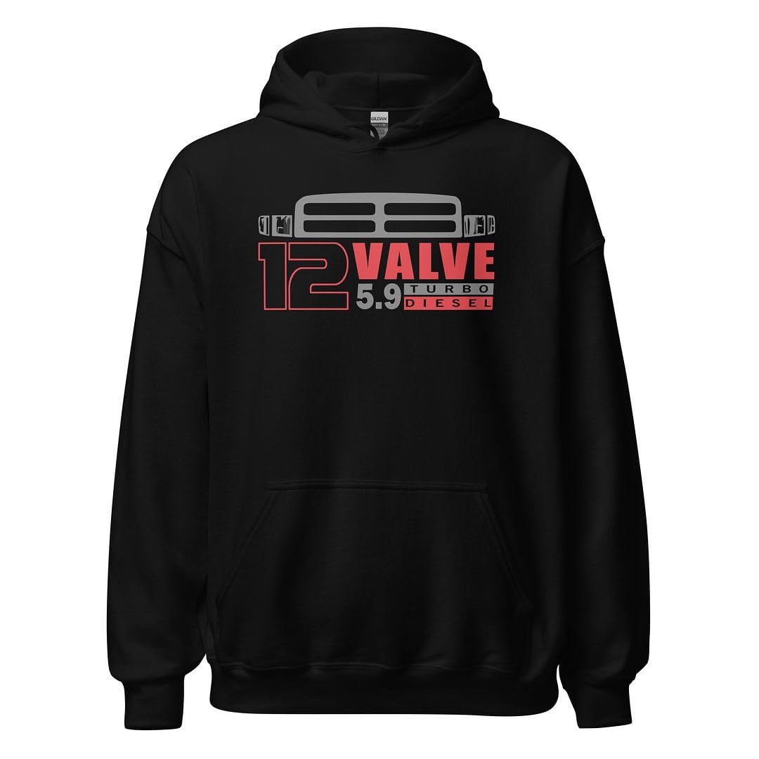 12V Diesel Hoodie, 2nd Gen Truck Mens Sweatshirt